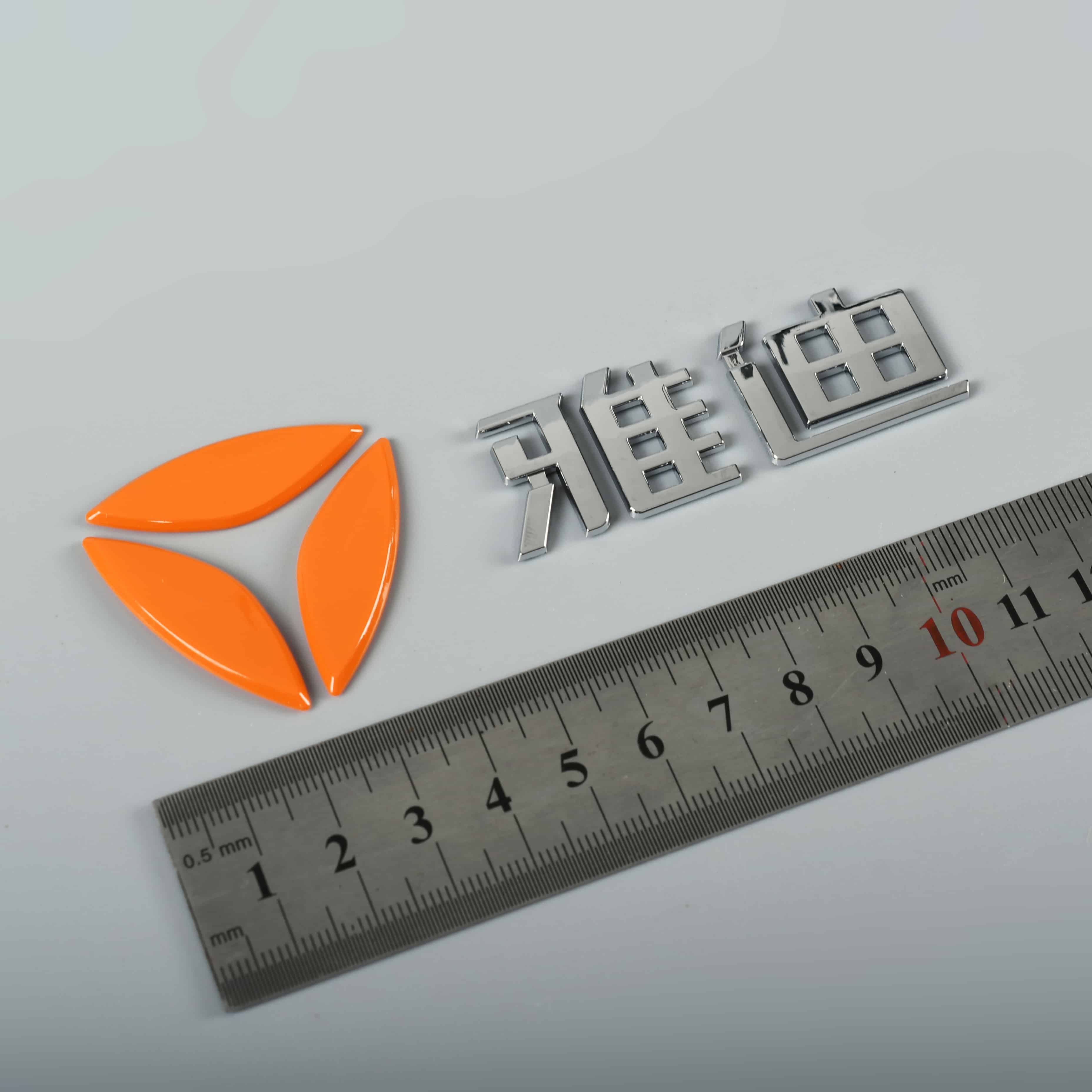 3D-наклейка для мотоцикла, пластиковый хромированный логотип, значок из АБС-пластика
