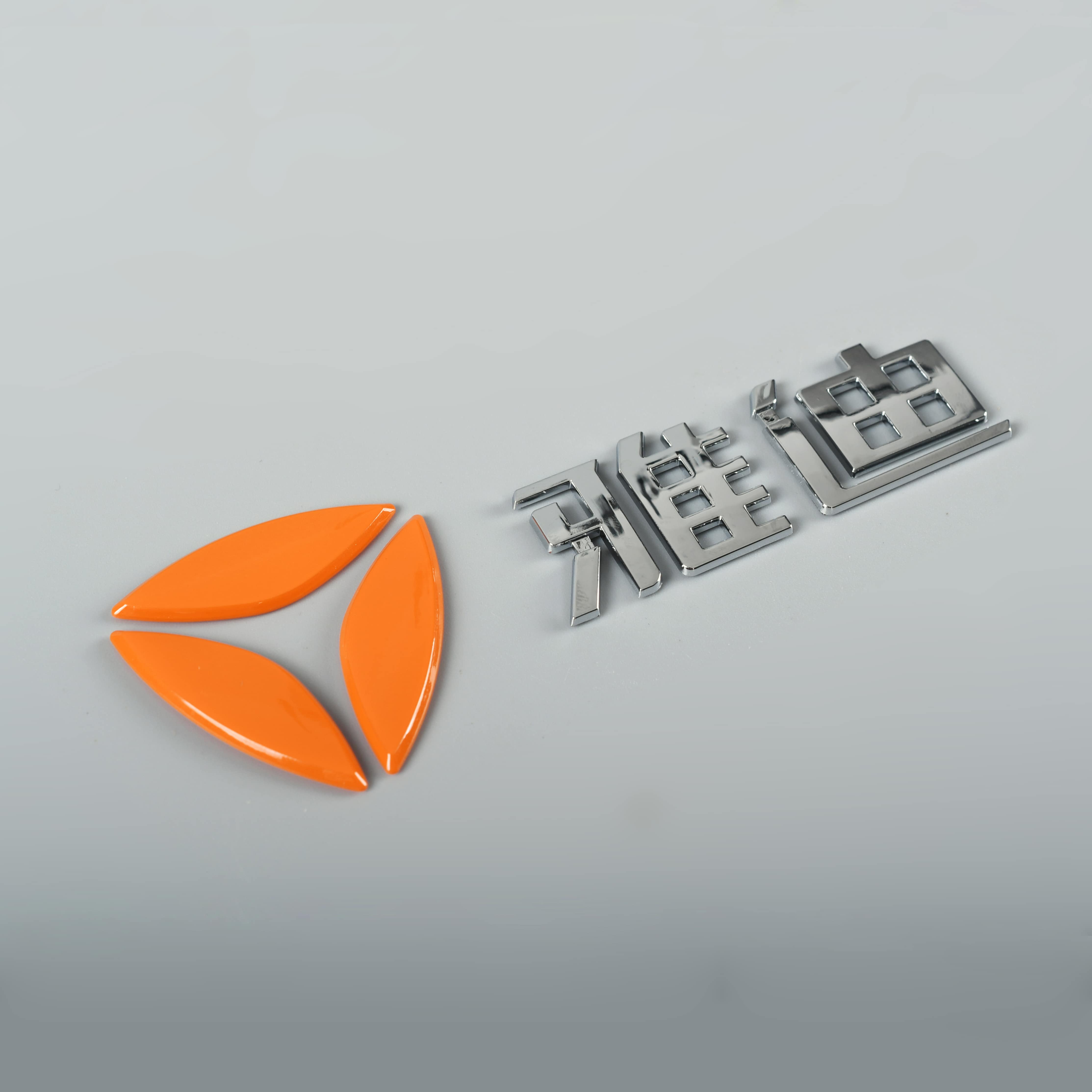 3D-наклейка для мотоцикла, пластиковый хромированный логотип, значок из АБС-пластика