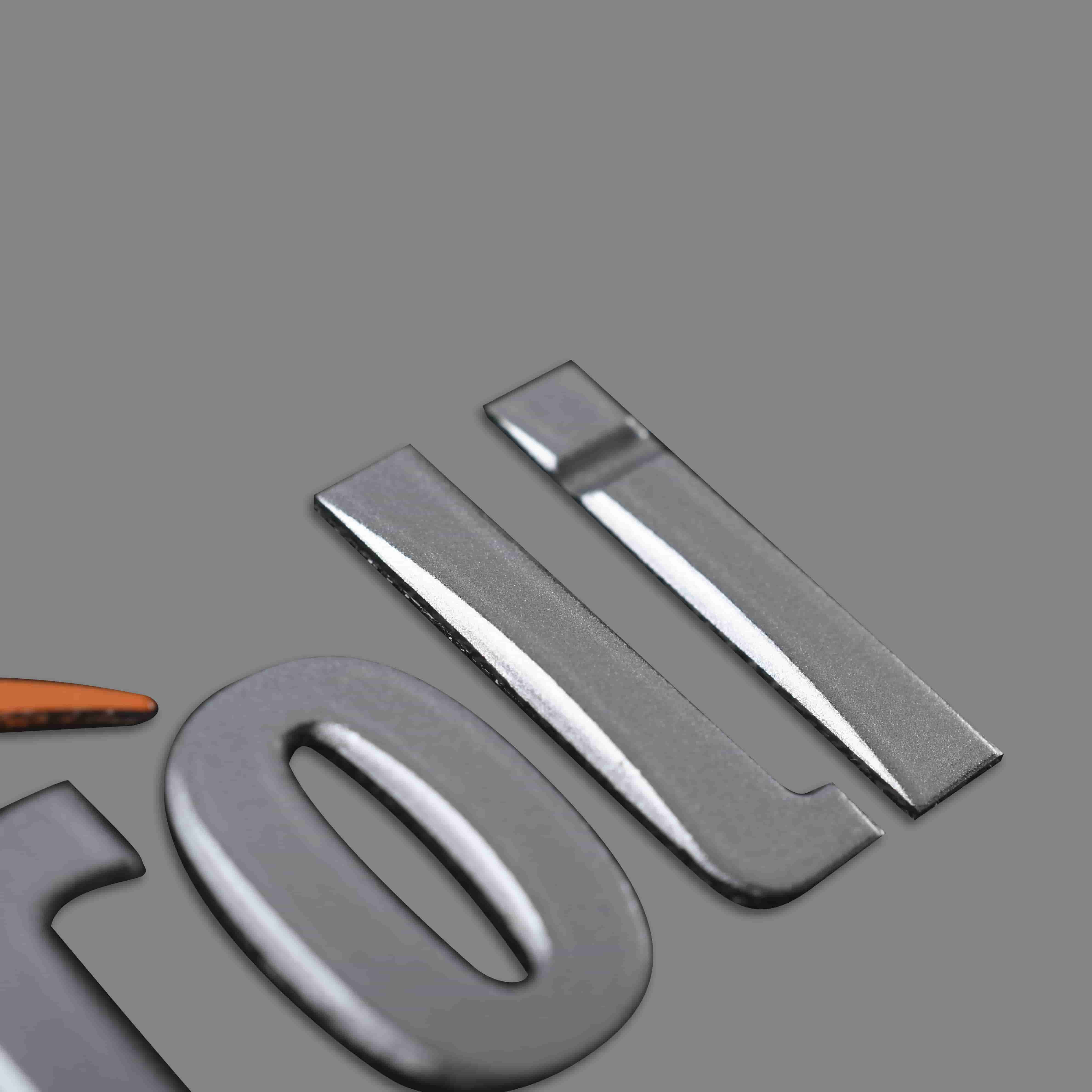 Пластиковая наклейка 3D логотип бренда