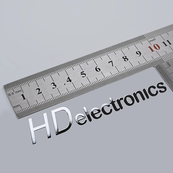 Наклейка с 3D-логотипом