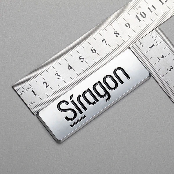 Этикетка из АБС-пластика